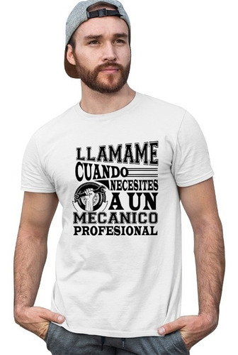 Playera De Moda De Caballero Personalizado Mecanica Automotr