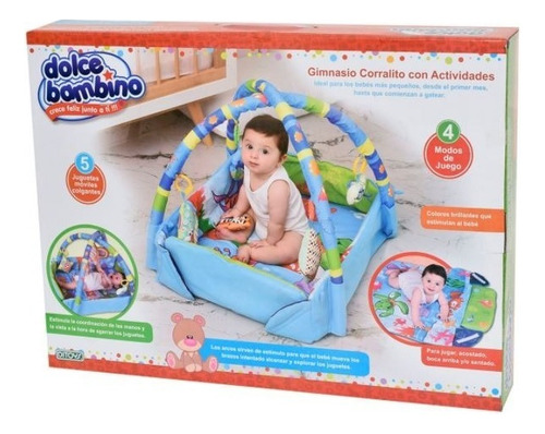 Gimnasio Corralito Con Actividades Dolce Bambino Ditoys 2017