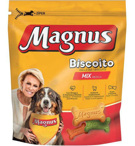 Biscoito Magnus Mix Para Cães Adultos 1kg