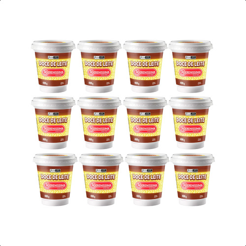 12x De 400g - Doce De Leite La Serenissima Argentino
