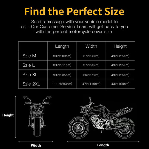 Funda De Motocicleta Impermeable, Protección Para Todo Tipo
