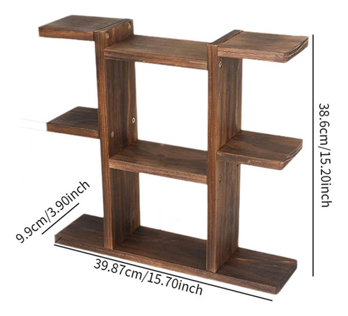 Soporte De Planta De Madera De Escritorio Soporte Estilo E