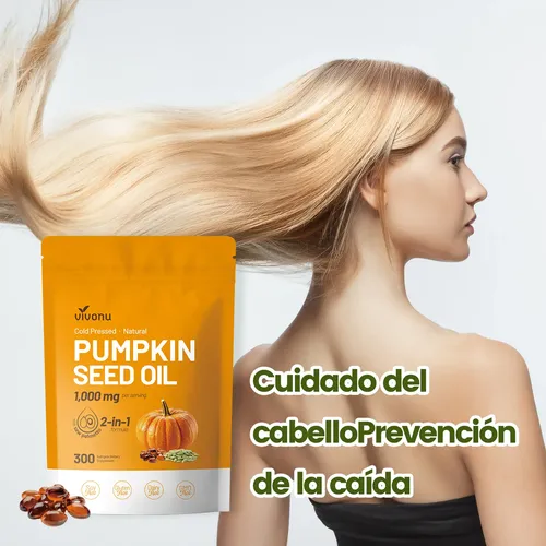 Vivonu Aceite De Semillas De Calabaza 1000mg 300cápsulas | Meses sin interés