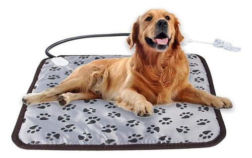 Cama Impermeable Con Calefacción For Mascotas Ajustable