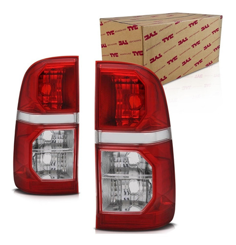 Lanterna Toyota Hilux 2012 2013 2014 2015 Bicolor Cristal