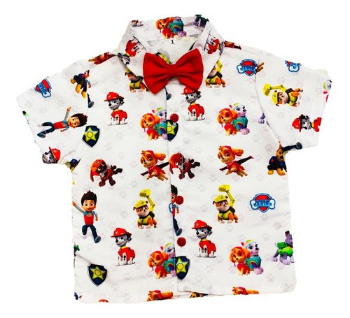 Camisa Infantil Menino Circo Bita Toy Store Mickey E Gravata