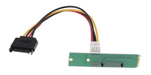 M.2 Ngff Para Pci-e X1 X4 Adaptador Riser Cartão Com 4pin