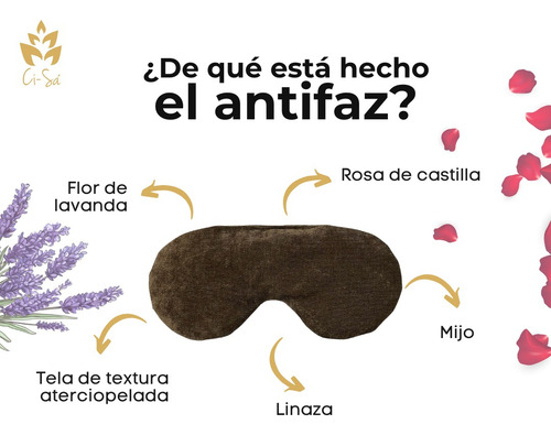 Almohadilla De Semillas Para Ojos Aromaterapia