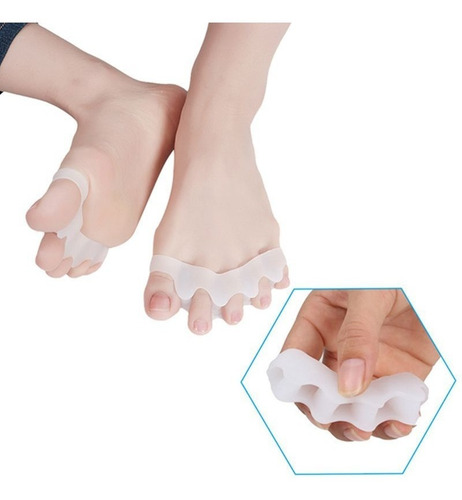 Imagem 4 de 10 de Separador Silicone Para Dedos Pés - Calos - Joanete - 1 Par