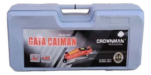 Gata Caiman De 2.5 Toneladas Maraca Crowman Con Maleta