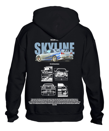 Sudaderas De Carro Nissan Gtr Skyline R34