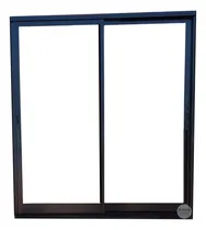Comprar Puerta Balcón 2x2 Línea Modena Pesada Negro Con Cerraduras