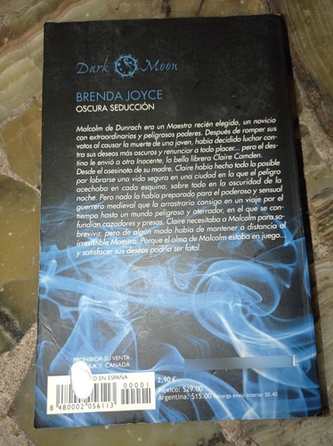 Libro De Novela Oscura Seducción De Brenda Joyce (Usado)