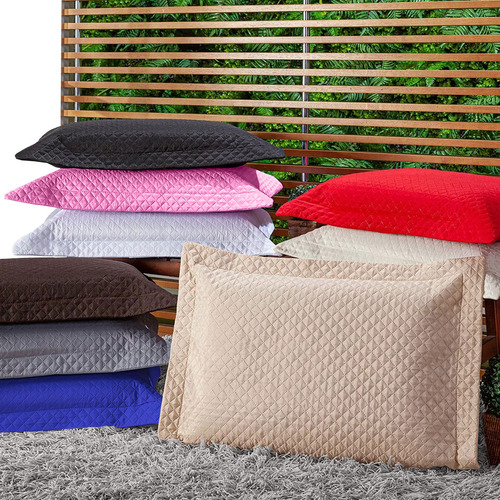 Kit Com 2 Porta Travesseiro Matelado Envio Imediato Promoção