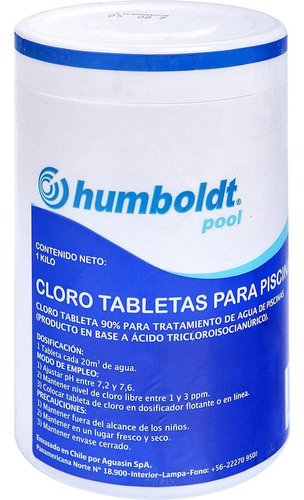 Pastillas De Cloro Para Piscinas 1 Kg