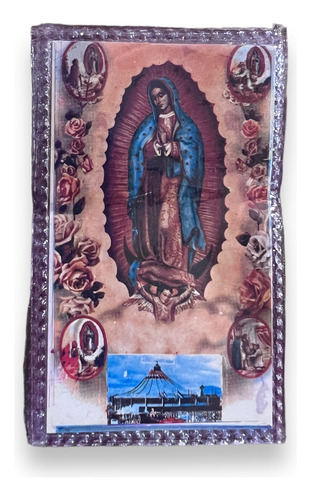 Estampa Plastificada C/oración Virgen De Guadalupe (50 Pzs)