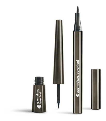 Combo Delineador Líquido 2,5ml + Caneta Delineadora 1ml Cor Preto Efeito Mate