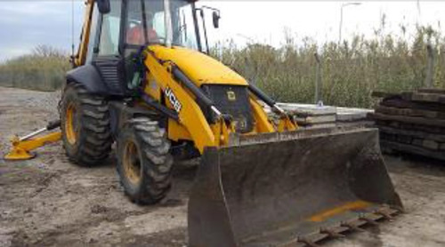 Retropala Jcb 4x2 3c - Pala Con Retro Jcb 4x2 3c Año 2013