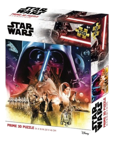 Puzzle Rompecabeza Star Wars 500 Piezas Prime 3d