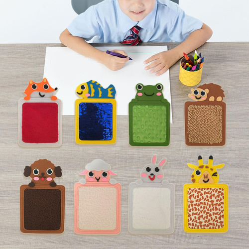 8x Tapetes Sensoriais, Tema Animal, Desenho Animado