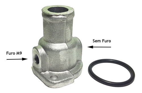 Flange Tubo Entrada Água Cabeçote Gol Parati 2.0 Ap 16v