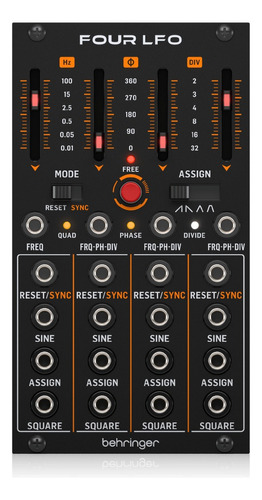 Módulo Eurorack Behringer Four Lfo Control Por Voltage 12hp