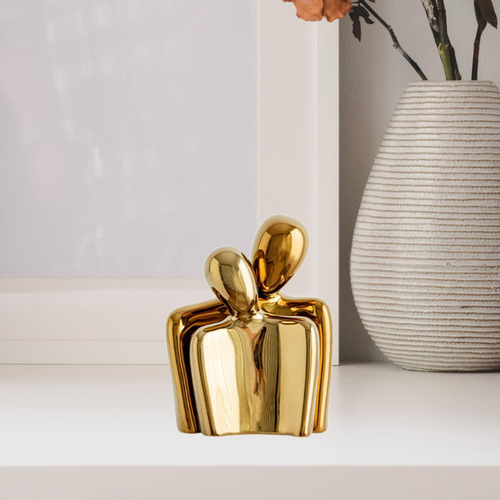 Estatua De Pareja Abrazándose, Adorno De Mesa Para Oro