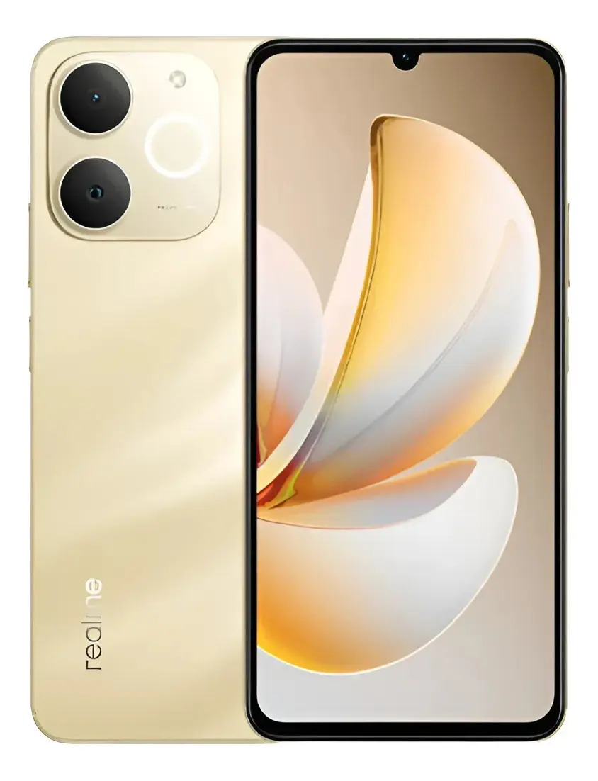Celular Realme Note 70 4gb 128gb Smartphone Octa-core Chipse Batería 6000 mAh con Cargador Ameicicano 6.74 '' Pantalla Versión México Nuevo Original Sellado de Fábrica Garantía Dorado