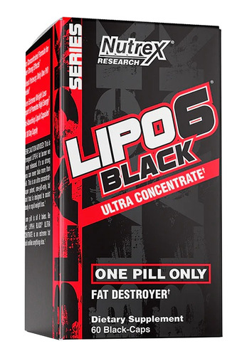 Lipo 6 Black Ultra Concentrado Quemador Grasa Envio Gratis