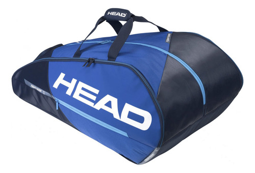 Raquetero Tenis Head Tour Team X12 Bolso Mochila Raquetas Color Black-navy