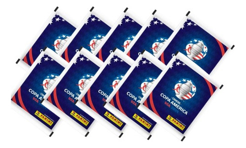 Kit Com 10 Envelopes Copa América 2024