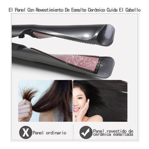 Rizador De Pelo 2 Es 1 Y Plancha Rizadora Espiral Ondulado
