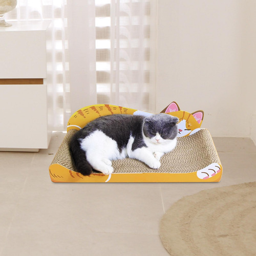 Cama Rascadora Para Gatos, Sofá De Cartón Corrugado,