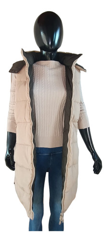Chaleco Largo Reversible Dama