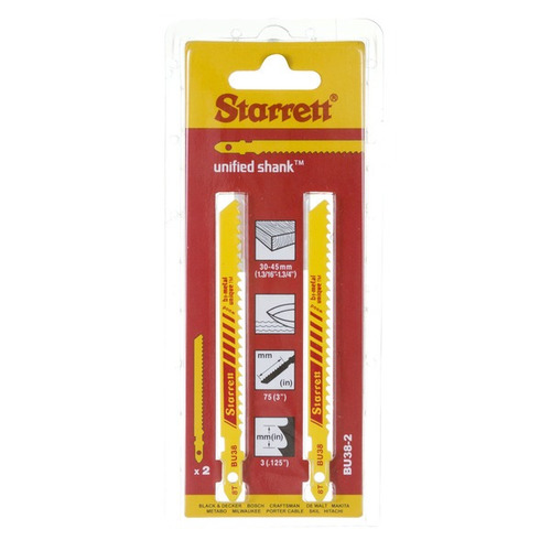 Serra Tico Starrett Bu38-2 Madeira 2un C294357