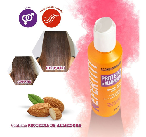 Acondicionador Para Cabello De Almendra 300 Ml Nefertiti