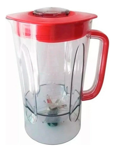 Copo De Liquidificador Philco Philco Plq1400 Vermelho De Acrílico Compatível Com A Marca De Liquidificador Ph800