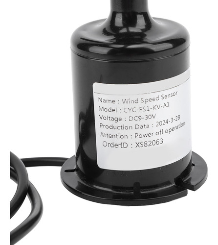Sensor De Monitoramento De Velocidade Do Vento Ao Ar Livre