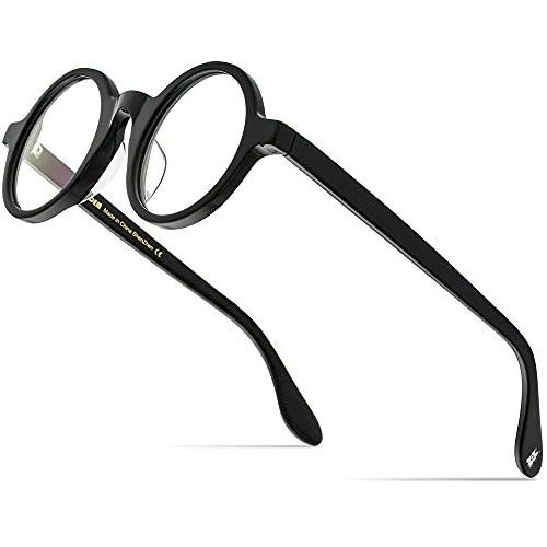 Montura - Hepidem Acetate Men Vintage Round Optical Glasses 