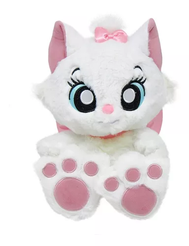 Pelucia personagens disney 37 cm gatinha marie estrela