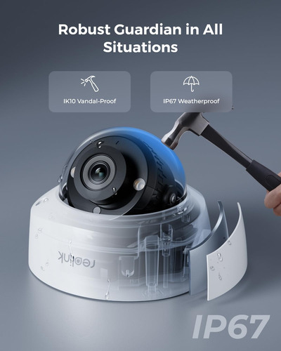 Reolink Sistema De Cámara De Seguridad Para El Hogar De 5mp