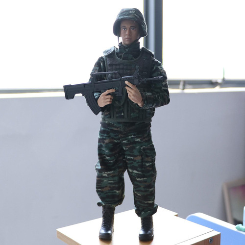 1/6 Modelo Colección Juguetes Militares 12 Conjunto