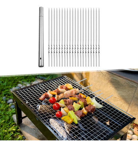 Brochetas De Kebab Brochetas De Barbacoa Aguja 20 Piezas