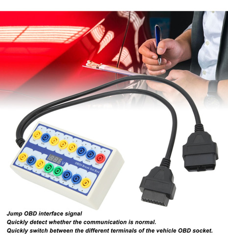 Detector De Pinout De Alto Rendimiento Obd2 Breakout Box Uni