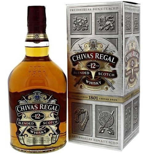 Whisky Chivas Regal 12 Años (litro) 100 % Original
