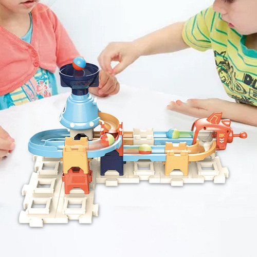 Bloques De Construcción De Pista De Carreras Kit Estilo B