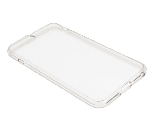 Forro Bastex Rígido Transparent Marco Blanco iPhone 8 7 Plus