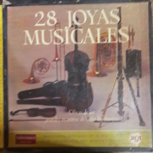 Coleccion 28 Joyas Musicales 12 Discos + Libro + Publicid