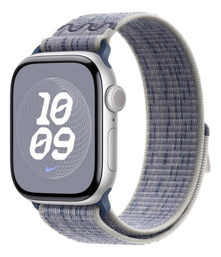 Pulseira Apple Watch 42 Mm, Loop Esportiva Nike Cinza/azul - Distribuidor Autorizado