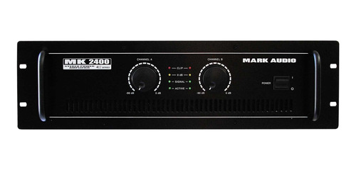 Amplificador De Potência Mark Áudio Mk2400 2 Canais Stereo 2